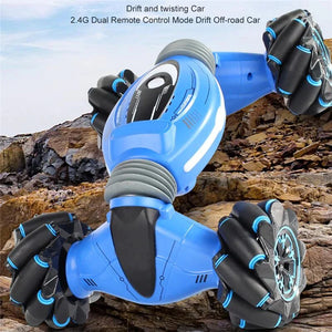 מכונית שליטה מרחוק חיישן תנועת יד OFF-ROAD עם אורות מגניבים ושמע מוזיקה